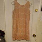 Chic Lace Midi Dress in Cream Photo 2