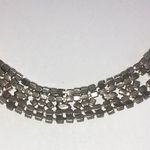 Vintage Silver Tone Classic CZ Rhinestones Formal Bracelet Photo 5