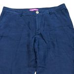 Lilly Pulitzer Breeta Linen Trousers True Navy Size 16 Style #013056 NWT Photo 1