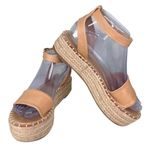 Catherine Malandrino  Semiy Platform Sandals 6 Beige Ankle Strap Photo 6