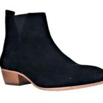 NWT REBELS Bea Black Leather Suede Ankle Booties Boot Black Size 10 Photo 2