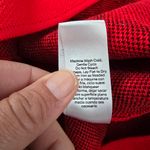 Venus Red & Black Baroque Bodycon Sweater Dress XS Glam Statement Date Night Photo 8