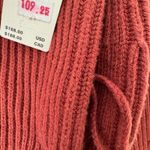 Anthropologie Mock-Neck Sweater Mini Dress WITHOUT BELT, Size S Photo 9