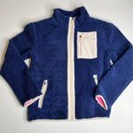 SoulCycle Soul by Jacket Blue Sherpa Full Zip S Photo 0