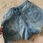 H&M X Coachella Star Print Jean Shorts Photo 3