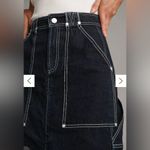 Pilcro  Carpenter Front-Slit Maxi Skirt size 6 sold out -Anthropology dark denim Photo 4