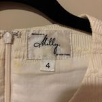 Milly  Ivory Button-Accent Mini Dress Photo 3