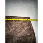 Hue Snakeskin Print Leggings Womens Size S Brown Animal Print Pants Photo 4