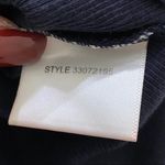 Tory Burch Navy Ribbed Embellished Tank Top L Photo 6