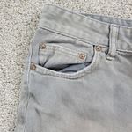 Free People Womens Cut Off Jean Shorts 26 Blue Distressed Denim Button Fly Photo 10