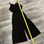 GILLI NWOT black wide leg v neck spaghetti strap light weight jumpsuit Photo 12