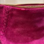 Ralph Lauren LAUREN FUCHSIA/MAGENTA SUEDE ADJUSTABLE CROSSBODY WITH FRINGE Photo 6