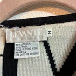 Levante Knits LOVE Black and White Sweater Jacket M Size M Photo 3