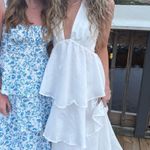 Selfie Leslie White Catalina Ruffled  Dress  Photo 0