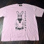 Los Angeles Apparel Crewneck 100% cotton tee shirt unisex casual summer coastal bunny design Photo 0