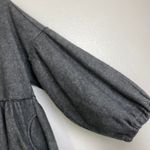 Farmhouse Frocks Sweatshirt Dress Womens Small Gray Hoodie Pockets Relaxed Photo 5