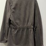 Alice Blue  Gray Fringe Teddy Jacket Photo 5