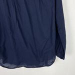 J.Crew Factory Long Sleeve Embroidered Tassel Top Navy Size XS A1509 Photo 10