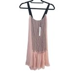 Susana Monaco NWT Pink Sleeveless Fringe Mini Dress 4 Coquette 70s Gatsby Swing Photo 1