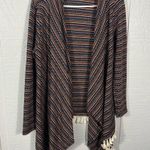 Lily White  Multicolored Boho Fringe Sweater Size Medium EUC Photo 1