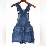 Wallflower M Blue Denim Shortalls Overalls Size 8 Photo 1