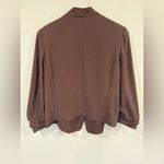 Babaton Aritzia Power Waist Blazer Coffee Bean Brown Size 4 EUC Photo 5