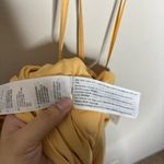 Abercrombie & Fitch NWT  Yellow Fitted Mini Dress Women's Size XL Photo 4