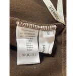 Sevengirl Women's Brown Knit Fleece High Waisted Zip Midi Fishtail Skirt Size S Photo 4