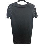 IRO  Rachel Lace Up Tee in Black Sz. XS Photo 5