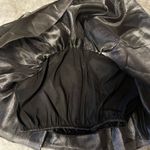 Choosy Metallic Ruffle On/Off Shoulder To SMALL Silver Photo 3