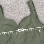 Abercrombie & Fitch Olive green sweatheart neck Crop Top Photo 1
