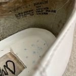 Vintage 80s 90s Arpeggios Leather Loafers Flats Shoes Rainbow Color White 9 Photo 4