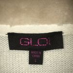 𝅺GLO jeans faux fur and knit zip up sleeveless vest cream colored Y2K size L Photo 3