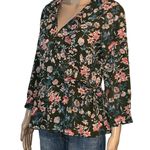 Lord and Taylor  Design Lab Floral Wrap Blouse  Photo 2