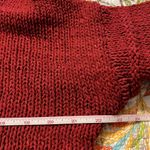 Wonderly  womens medium long sleeve cowl neck pullover sweater gourmet red new Photo 5