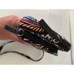 Vera Bradley  BANDANA SWIRL Black Retired All in One Crossbody & Wristlet Straps Photo 6