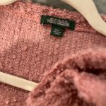 Wild Fable  Size L Pink Mauve Oversized Open Front Boucle Knit Split Hem Cardigan Photo 9