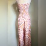SO Floral Strapless Jumpsuit - purple‎ orange  boho cottagecore Y2K Flowy xl fall Photo 1