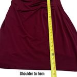 Ann Taylor NEW  Wine Red Mini Dress Careerwear Office Siren Chic Capsule Size 8 Photo 8