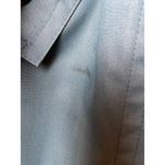 London Fog ‎ Teal Blue Green Vintage Plaid Wool Liner Trench Coat Size 10P Photo 4