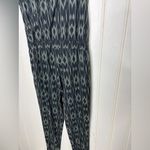 Athleta Ikat Jumpsuit Crossback Sz 4 Black & Green Photo 5
