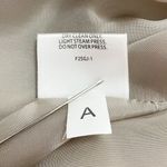 Eileen Fisher Silk Open Front Textured Long Blazer Taupe Gold Shimmer Size Large Photo 8