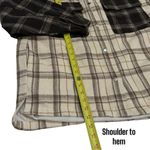 Princess Polly  Myley Oversized Shacket in Brown and Tan Plaid Women's Size XS/S Photo 6