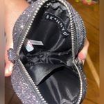 Smiley Face Sequin Crossbody Bag bag with chain purse strap EUC Silver Photo 4