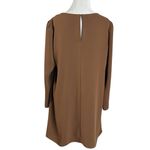 Amanda Uprichard Brown Wendy Dress Plus Size 1X Swing Long Sleeve Fall Corporate Photo 8
