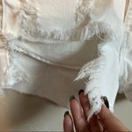 Carmar White Titania Viridine High Rise Distressed Denim Shorts Size 24 Photo 9