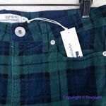 Vineyard Vines New! green plaid high rise kick flare pants flannel Christmas, 29 Photo 5