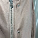 Free People  oversized quilted blush‎ pink jacket Photo 7