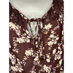 Free People Take It Away Floral Lace Thong Bodysuit Merlot/Chocolate Sz XL NWOT! Photo 2