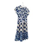 ZARA Blue Floral Tiered Midi Dress Women’s Size XS Photo 6